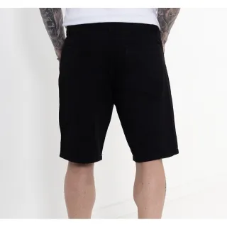 Shorts masculinos jeans pretos de alta qualidade - Loja de fábrica - Preta
