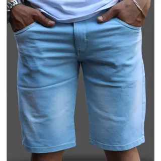 Shorts masculinos jeans pretos de alta qualidade - Loja de fábrica - Preta