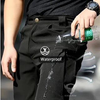 Calça Tática Respirável Multi Pocket Slim Fit Anti Rasgos IX9 - Homens Mulheres - Ix9 (Esticar) - Cinza