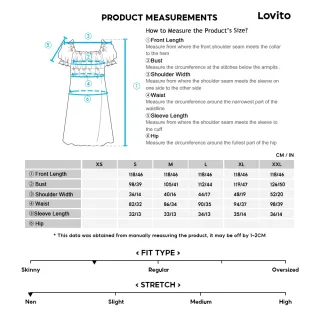 Vestido Boho Francês Ditsy Floral Lovito com Babado e Renda (Azul Claro) - Azul Claro